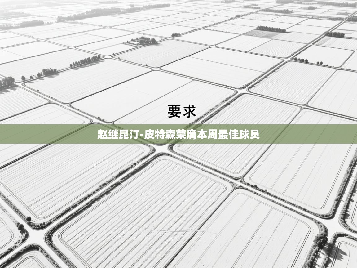 开云体育赛程表查询-赵继昆汀-皮特森荣膺本周最佳球员